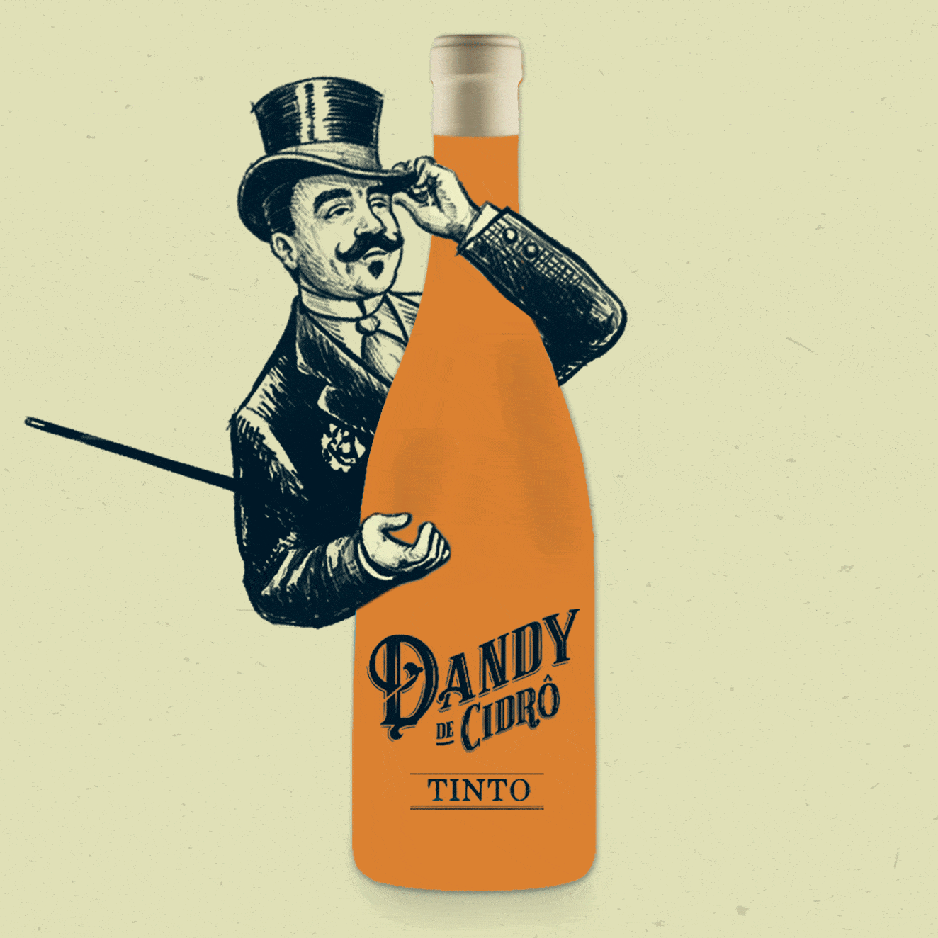 Dandy de Cidrô tinto e branco